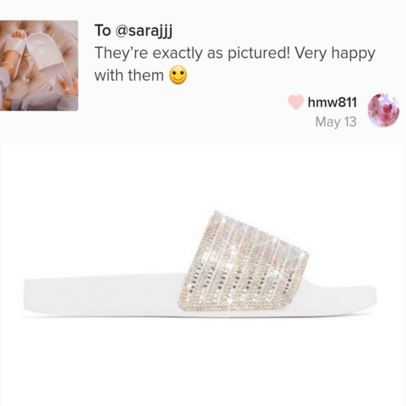 Last Size 10 🖤💎White Silver Crystals Embellished - Picture 3 of 8